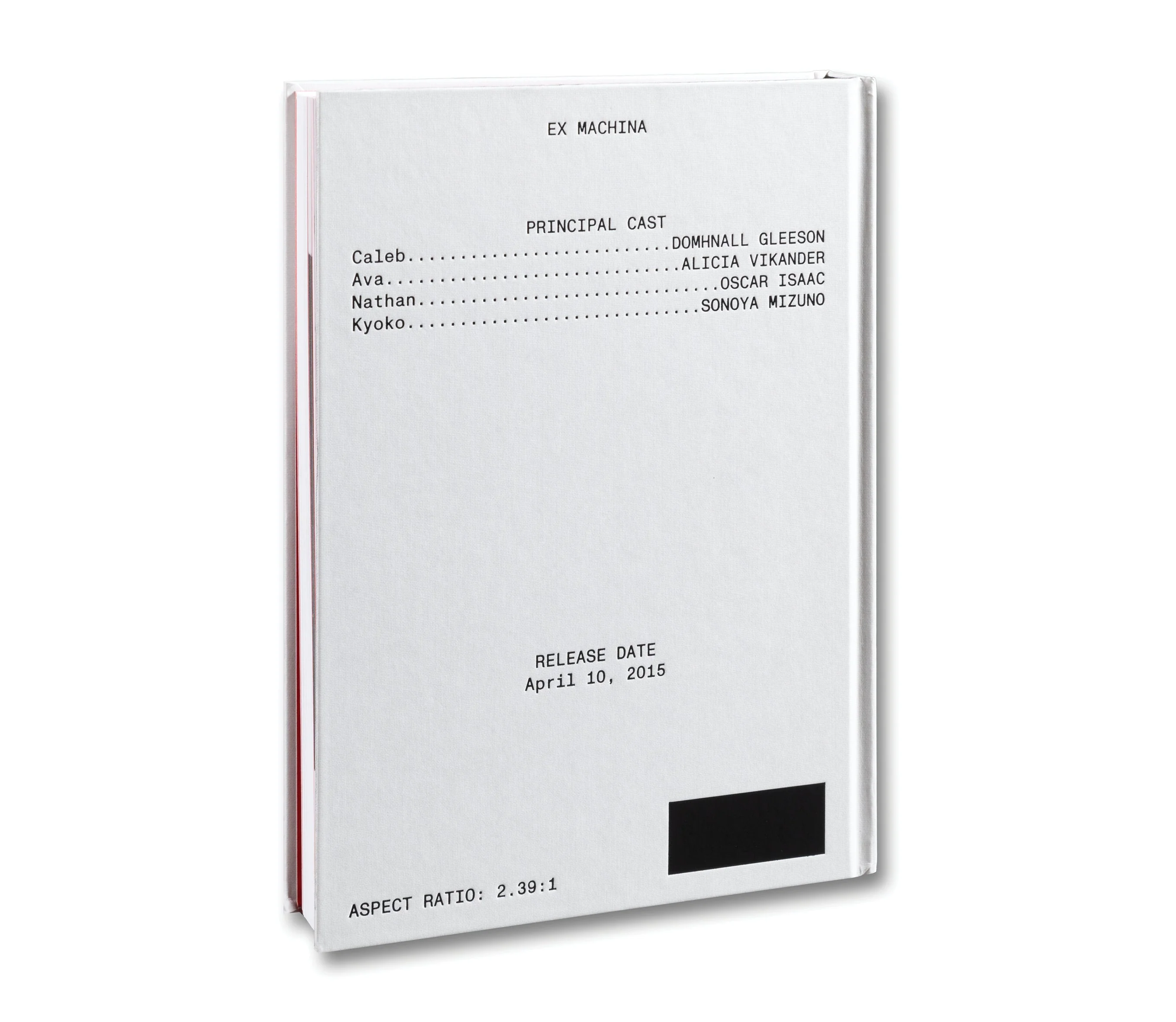Ex Machina Screenplay Book - Image 12