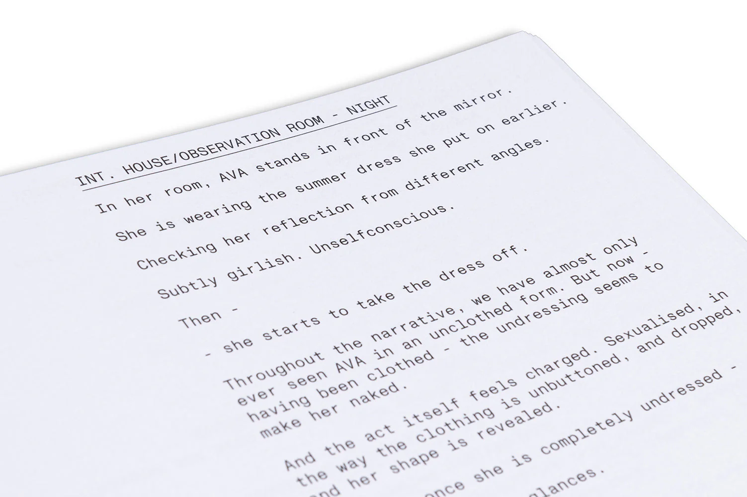Ex Machina Screenplay Book - Image 14