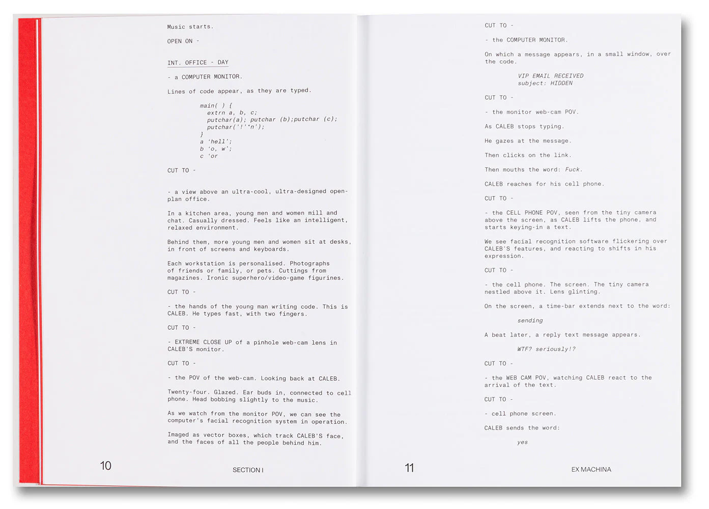 Ex Machina Screenplay Book - Image 3