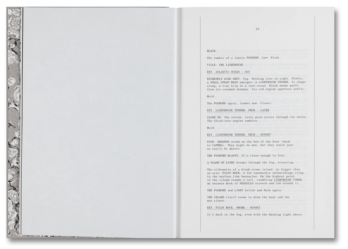 The Lighthouse Screenplay Book - Image 3