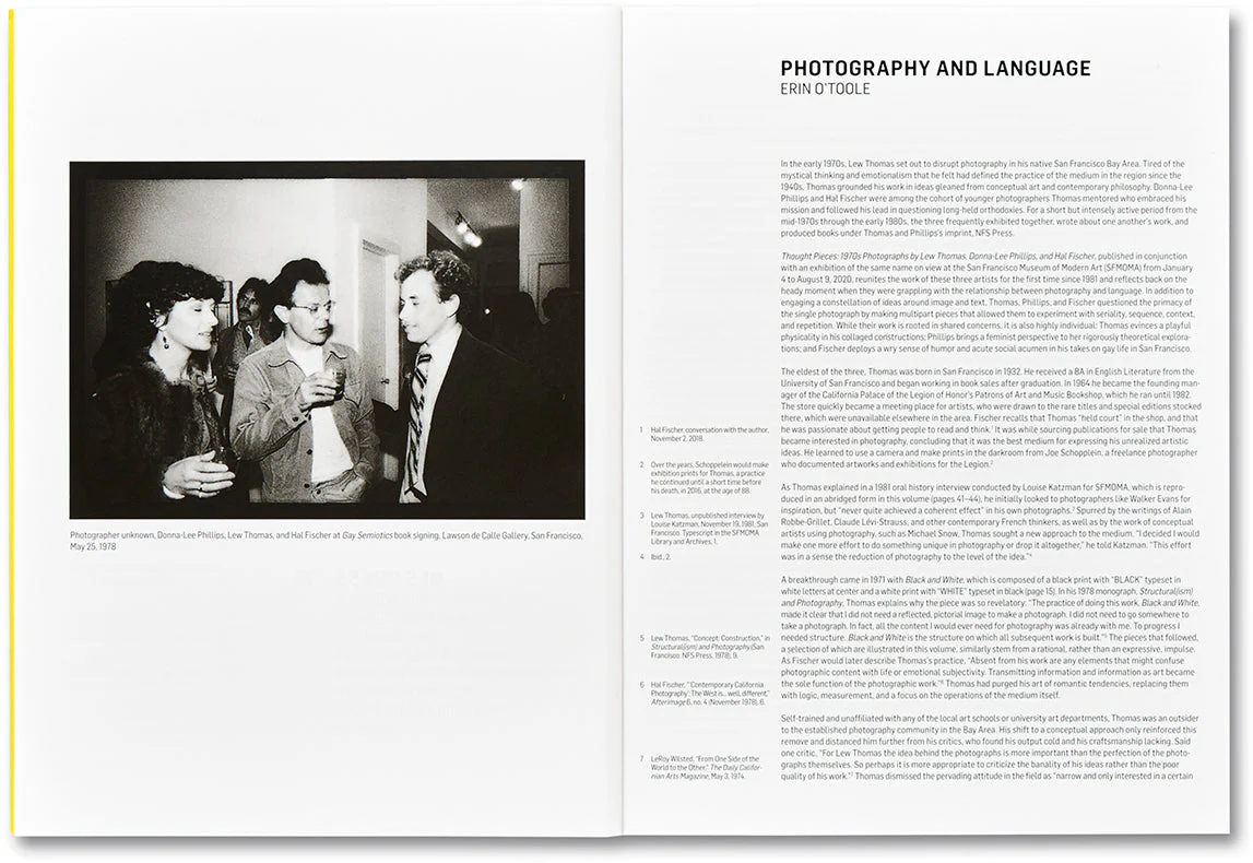 Thought Pieces: 1970s Photographs by Lew Thomas, Donna-Lee Phillips, and Hal Fischer - Image 4